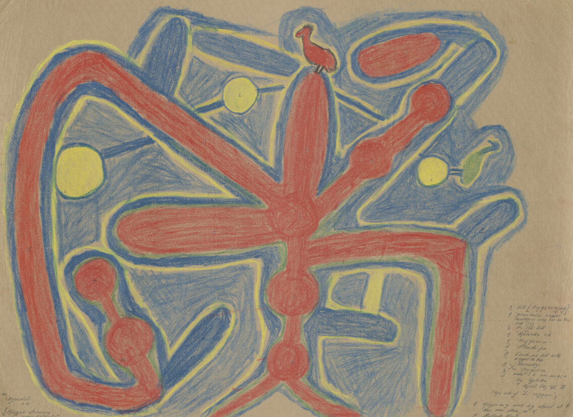Rare 1945 Aboriginal drawings revealed in Perth Festival exhibition