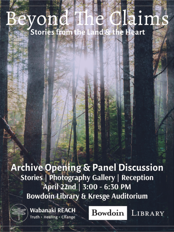 Bowdoin College opens ‘Beyond the Claims’ gallery & event exploring Maine Indian Claims Settlement Act