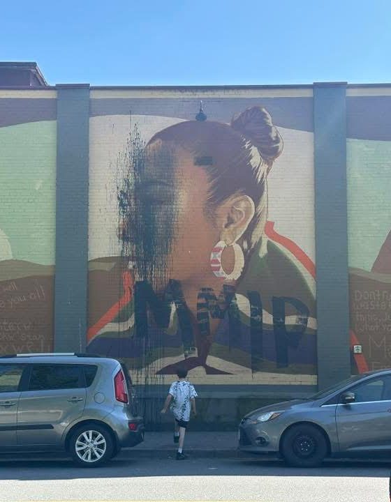 Chilliwack mural honoring Indigenous women to be restored following vandalism
