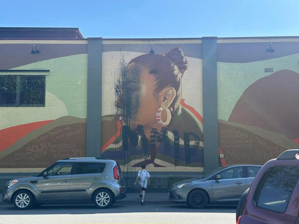 Chilliwack mural honoring Indigenous women to be restored following vandalism
