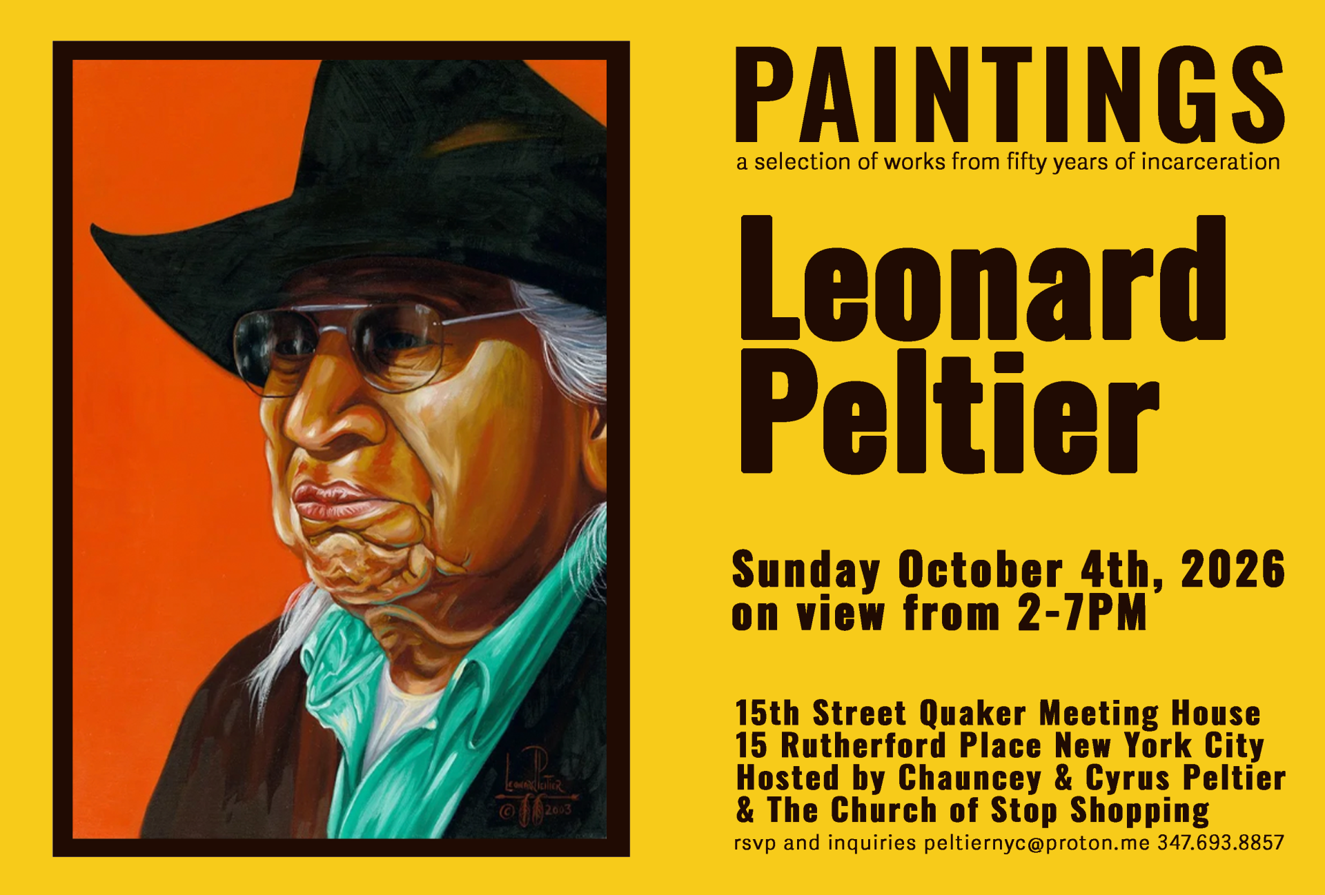 Leonard Peltier’s work comes to NYC